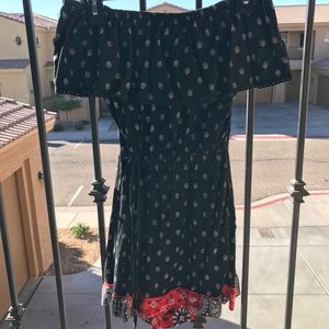 Off the shoulder romper